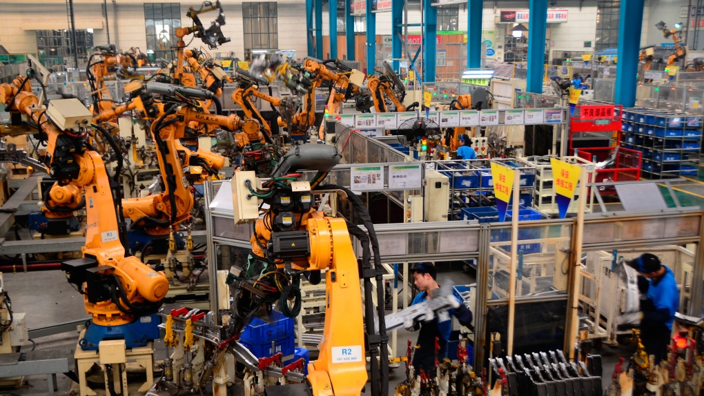 Robots replacing workers