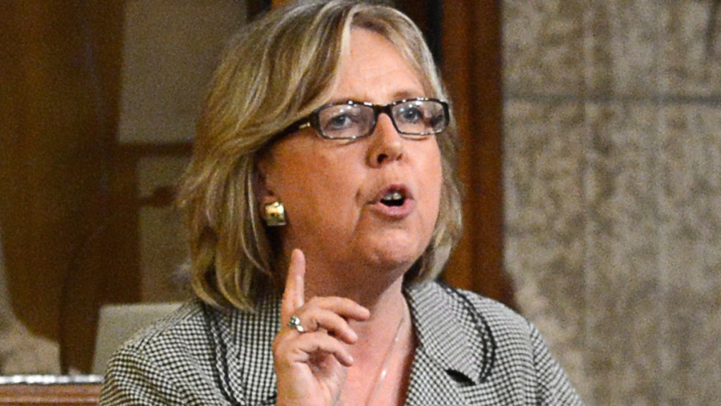 Elizabeth May during question period