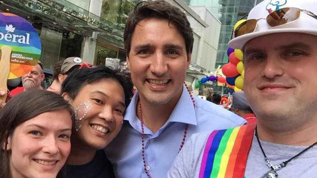 Trudeau at Pride Parade