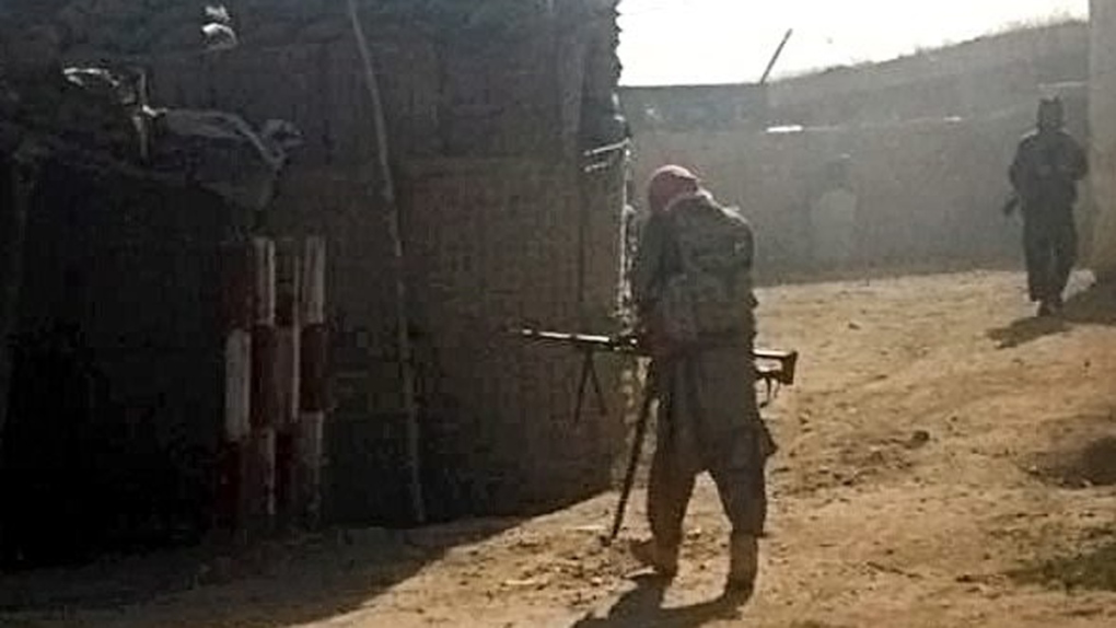 Taliban fighters in Kunduz, Afghanistan