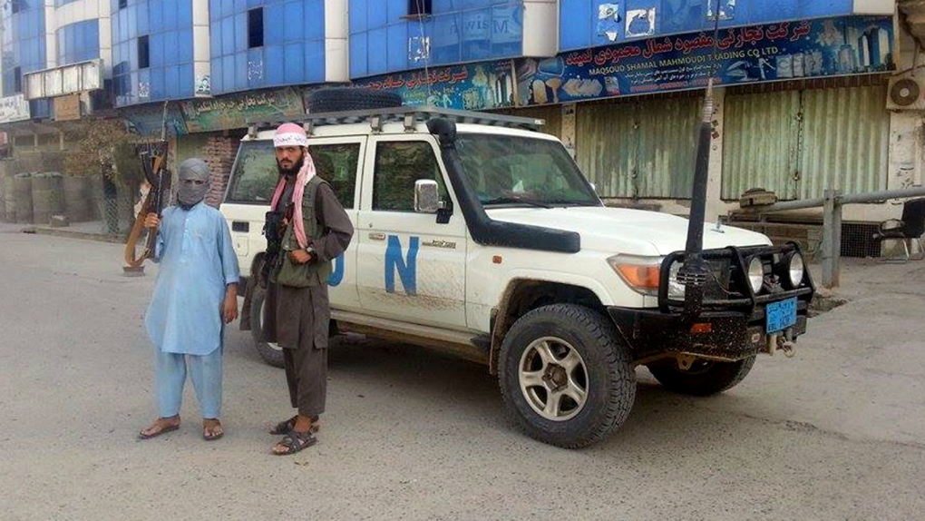 Taliban fighters in Kunduz