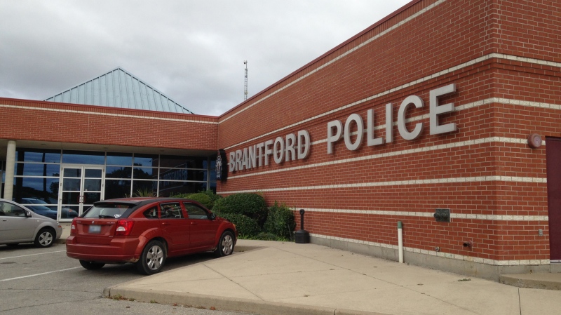 The Brantford Police station on Elgin Street is pictured on Wednesday, Sept. 30, 2015. (Brian Dunseith / CTV Kitchener)
