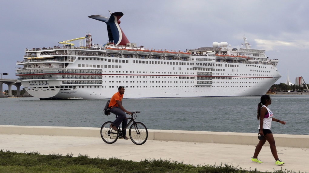 Carnival cruise ship in Port of Miami