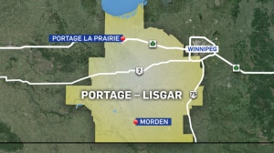 Portage–Lisgar has the U.S. border to the south and Lake Manitoba to the north. Its centres include Portage La Prairie, Carman, Morden, Morris, Winkler and St. Claude.