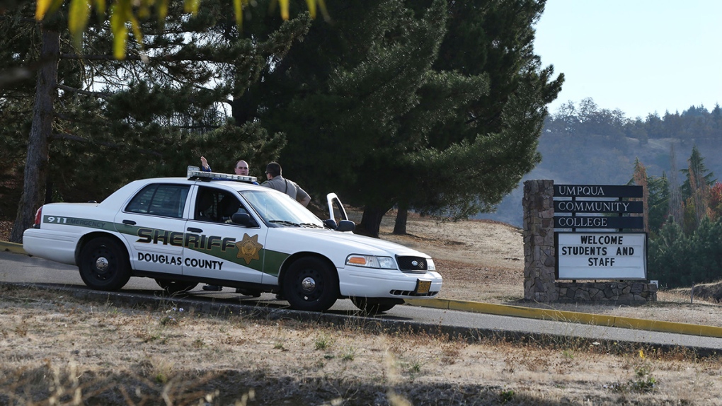 Visitors screened at Oregon college after shooting