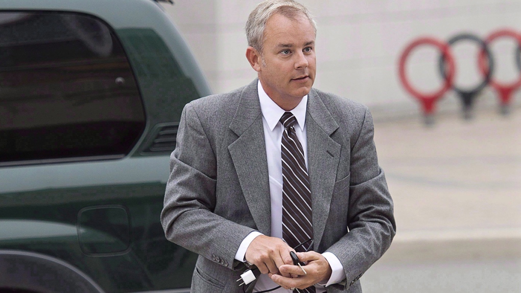 Dennis Oland arrives at the Law Courts