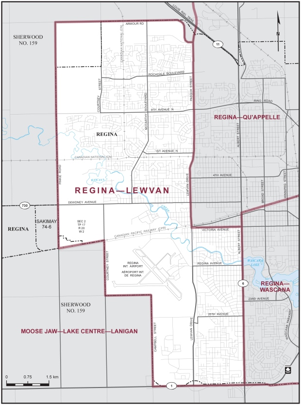 Regina-Lewvan Map
