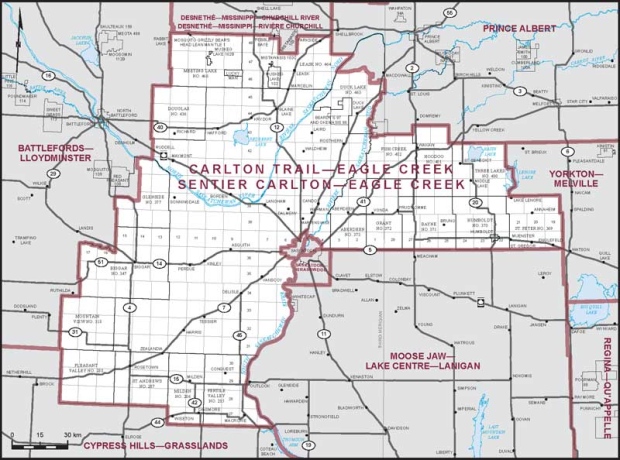 Carlton Trail-Eagle Creek Map