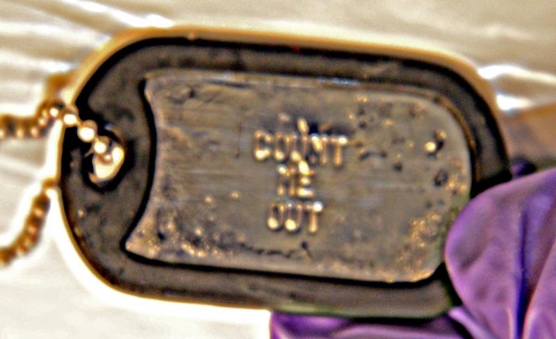 Dogtag of body found