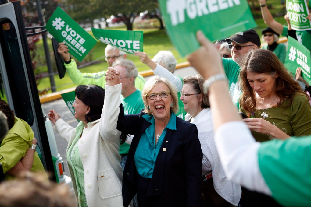 Elizabeth May at final campaign rally 