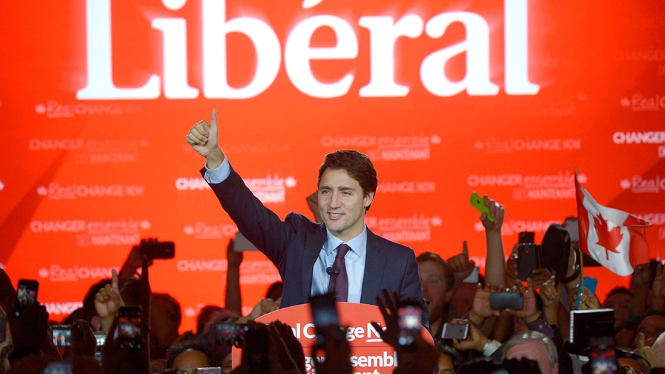 Liberal Leader Justin Trudeau speaks