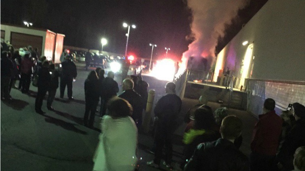 Whoopi bus fire Moncton