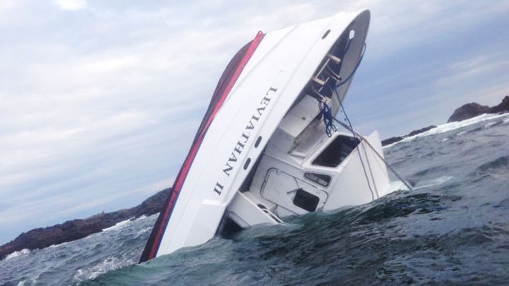 Whale boat capsizing in Tofino 