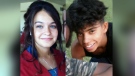 Tatiana Sousa, 15, and Joshua Ferreira, 16, are seen in this compilation photo. 