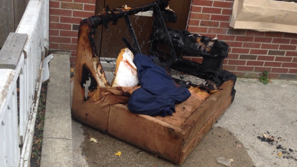 couch fire Windsor