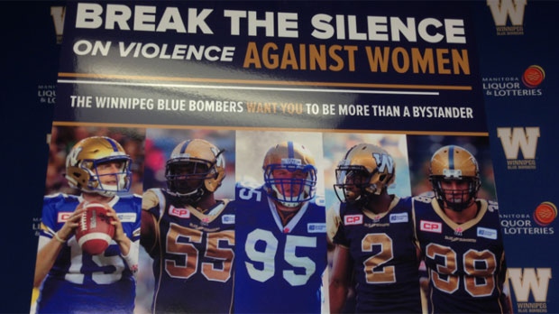 Bombers campaign to end violence against women