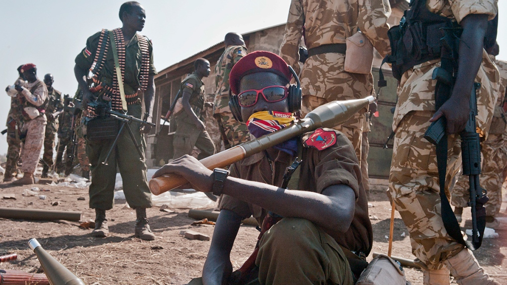 South Sudanese government soldiers