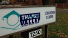 The headquarters of the Thames Valley District School Board is seen in London, Ont. on Wednesday, Oct. 28, 2015. (Bryan Bicknell / CTV London)