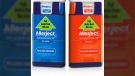 Allerject Pre-filled Autoinjector products are shown in this handout photo from Health Canada.