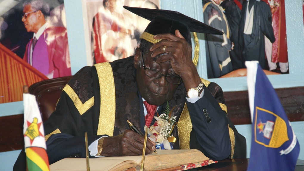 Robert Mugabe at University of Zimbabwe