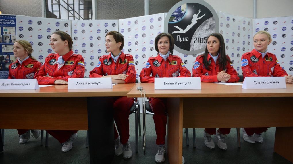 Female Russian cosmonauts in Moscow, Russia