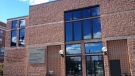 The main entrance to the Brantford courthouse appears in a file photo. (Nadia Matos / CTV Kitchener)