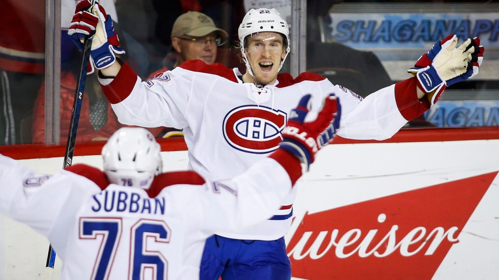Dale Weise records first hat trick in 