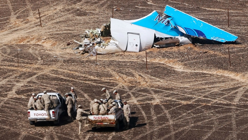 Russian plane crash site