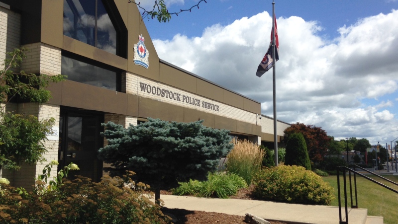 The Woodstock Police Service building. (CTV News file image)