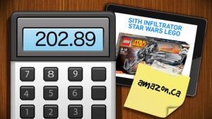 CTV found the Star Wars Sith Infiltrator Lego set on Amazon.ca and, with shipping, it will cost about $203.