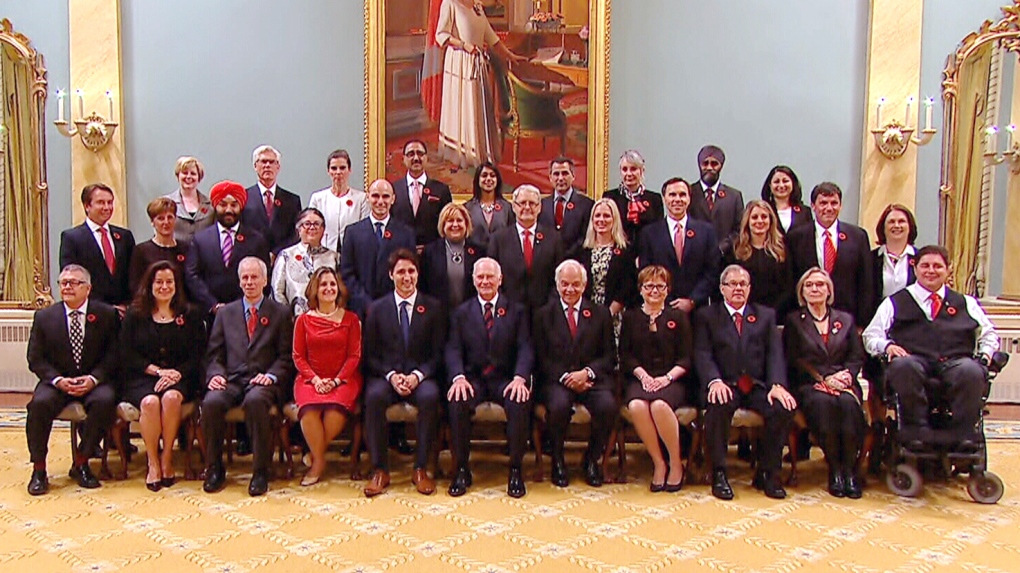 Justin Trudeau and new cabinet