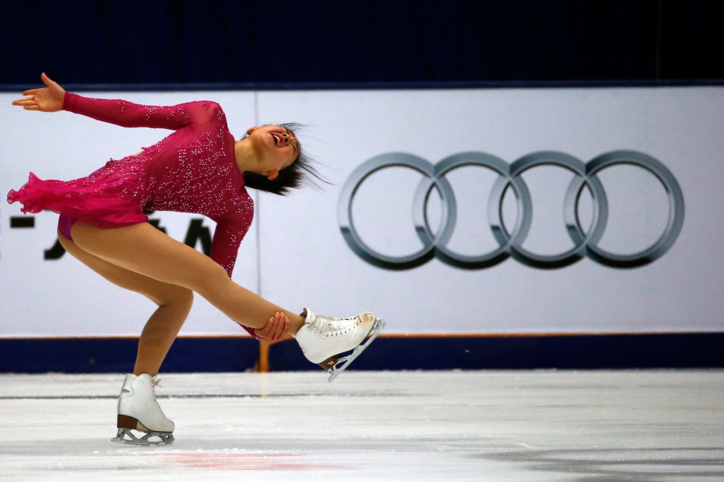 Mao Asada competes in Cup of China 