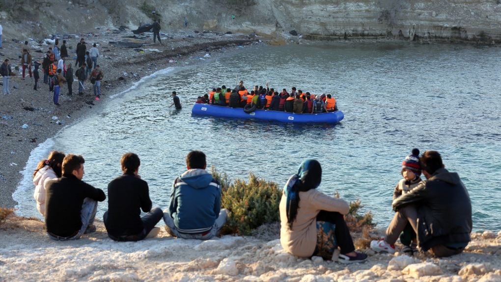 Migrants arrive in Greece in November
