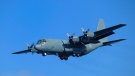 A CC-130 Hercules approaches Summerside Airport during 413 Transport and Rescue Search and Rescue Exercise on September 28, 2011. (DND-Cpl Vincent Carbonneau / The Canadian Press)