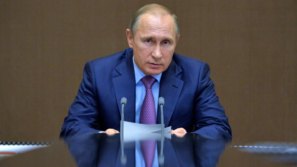 Vladimir Putin in Sochi, Russia