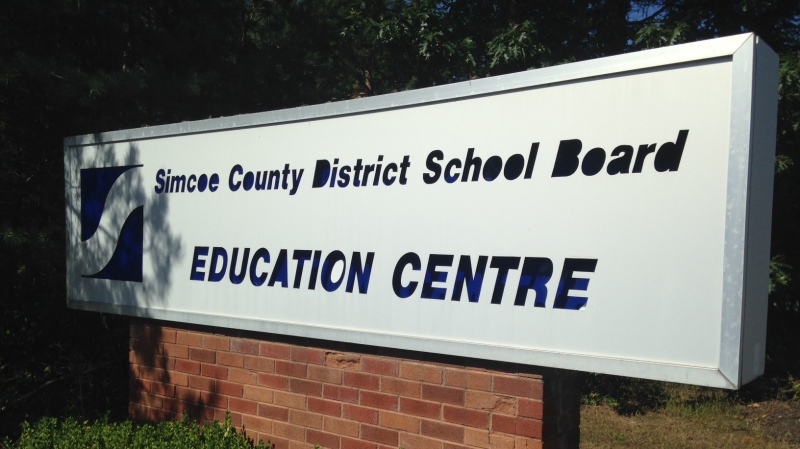 Simcoe County District School Board trustees write a letter to candidates before the provincial election. (Geoff Bruce/ CTV Barrie)