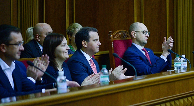 Ukraine's Prime Minister Arseniy Yatsenyuk