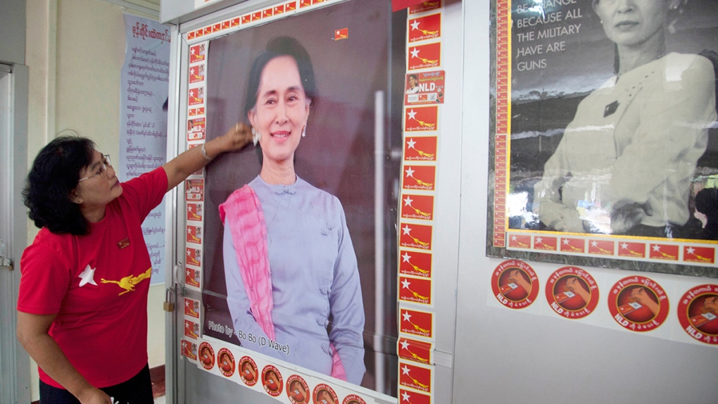 Aung San Suu Kyi's party wins majority