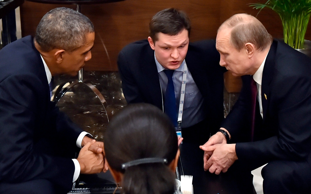 Obama and Putin talk at G20 summit 