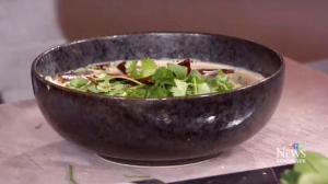 Warm up with delicious Thai chicken soup