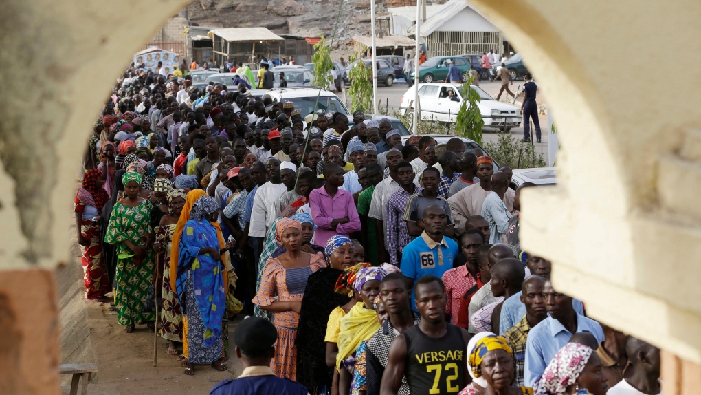 Nigerians displaced by Islamist militants