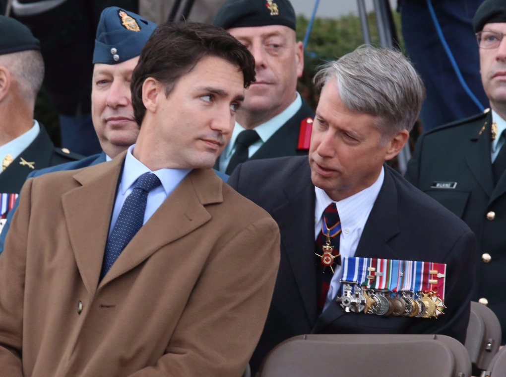 Justin Trudeau and Andrew Leslie 