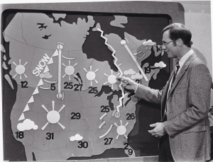 Bob Mcintyre CKVR Weather in 1983