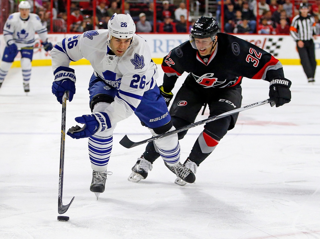 Toronto Maple Leafs' Daniel Winnik