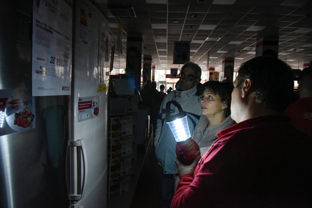 Power failure in Crimea