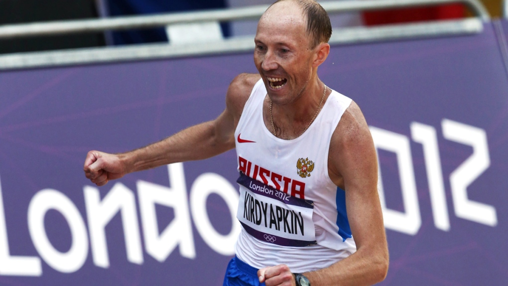 Sergey Kirdyapkin at the 2012 Summer Olympics