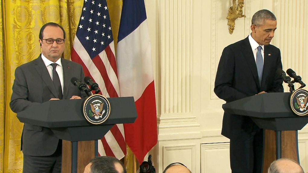 Obama, Hollande