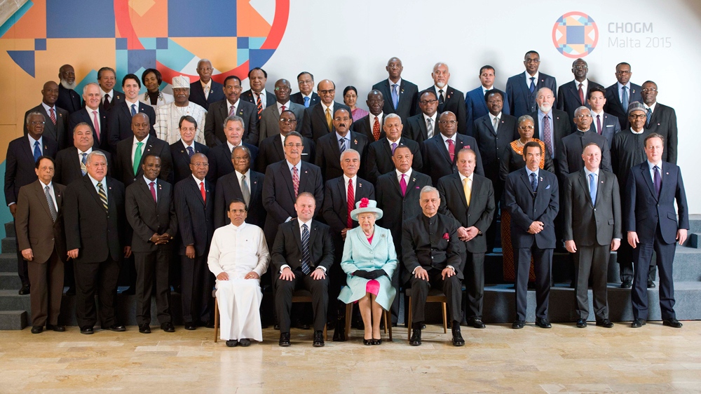 The Queen photo at Commonwealth