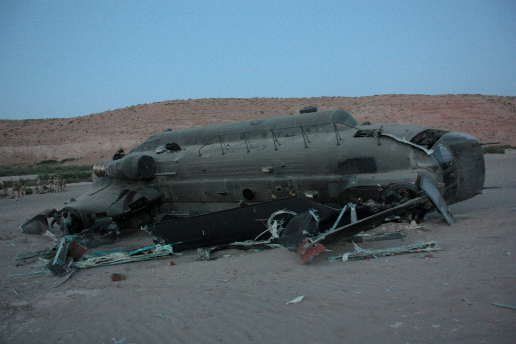 Canadian helicopter crash in Afghanistan