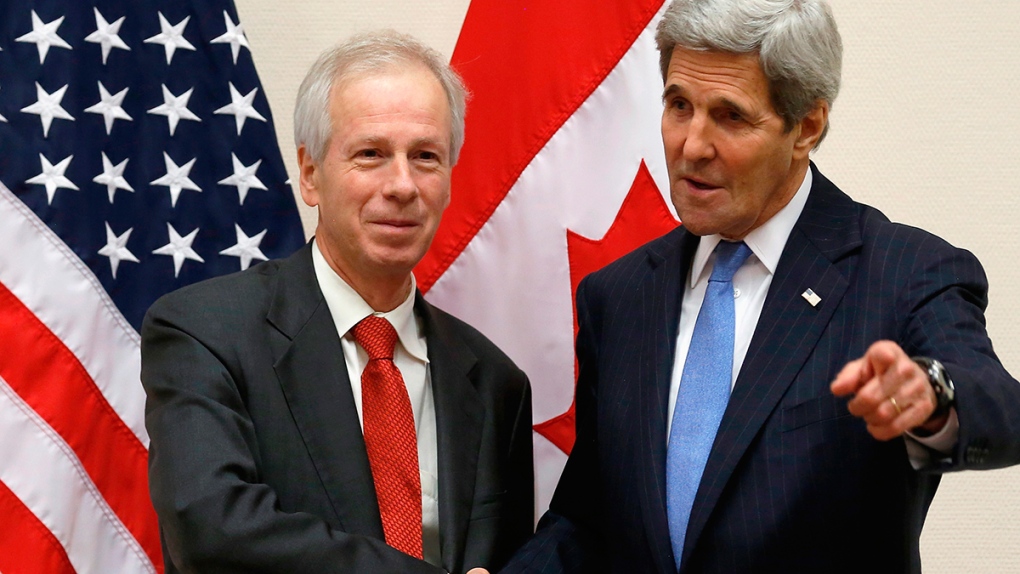Foreign Minister Stephane Dion at NATO meetings